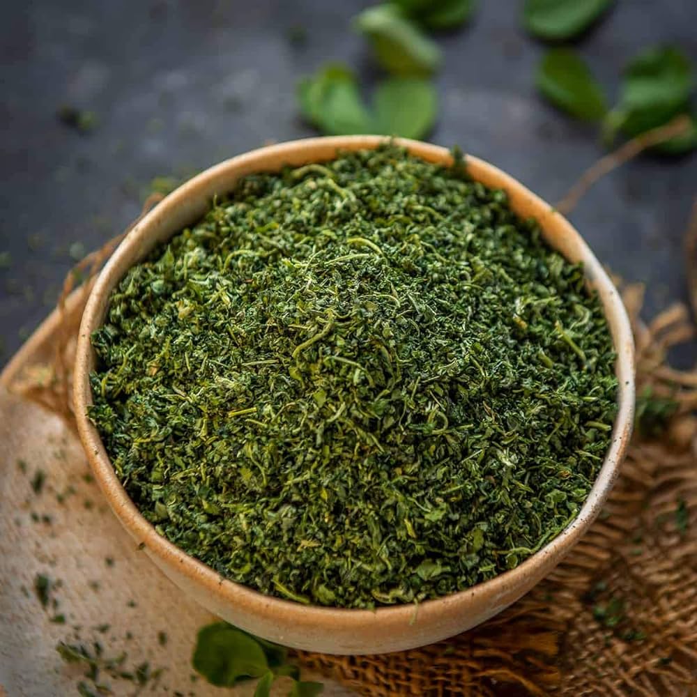Dry fenugreek leaves